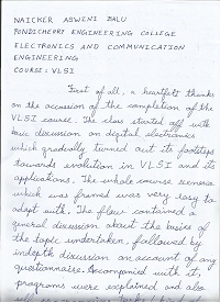 vlsi TESTIMONIAL Photocopy